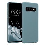 Husa Kwmobile pentru Samsung Galaxy S10, Silicon, Verde, 47447.207