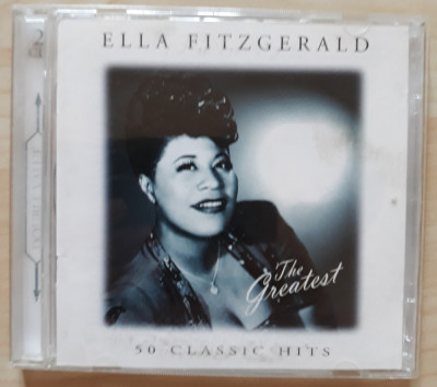 CD Ella Fitzgerald &amp;lrm;&amp;ndash; The Greatest: 50 Classic Hits [ 2 x CD Compilation ] foto