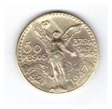 Jeton copie dupa moneda 50 pesos 1947 Mexic