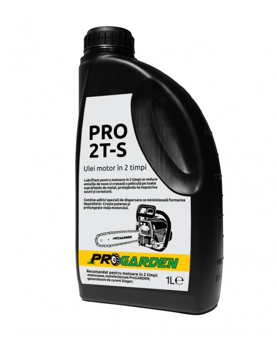 ProGARDEN PRO-2T-S Ulei doi timpi pentru amestec, ambalaj plastic 1L ProAdvanced PowerfulTools