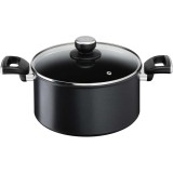 Cratita cu capac Tefal Unlimited G2554672, 24 cm