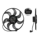 GMV ventilator radiator VW Transporter T5, 2003-2016, motor 2.0, 3.2 V6 benzina; 1.9 TDi, 2.5 TDI, diesel, 420 mm,