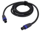 Cablu SpeakON 4 Pin Feminin 3m Negru
