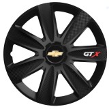 Cumpara ieftin Set 4 Capace Roti GTX Carbon Negru R15, Pentru Chevrolet, Autohelix MSA