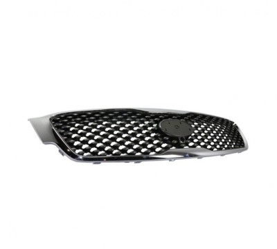Grila radiator Kia Sorento (Um), 12.2014-05.2020, model: Limited, montare fata, cu rama crom; vopsit; gri, RapidAuto foto