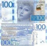 SUEDIA 100 kronor ND (2015) UNC!!!
