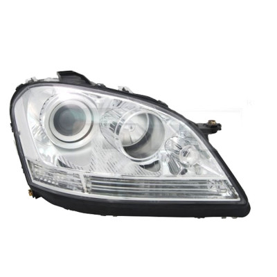 Far Mercedes Benz Clasa ML (W164), 07.2005-06.2008, partea Stanga, electric, tip bec H7+H7, cu motoras, Depo foto