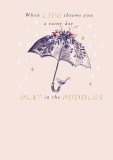 Felicitare - Play In The Puddles | Ling Design