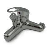 Baterie Monocomanda Cada Cromata RV-01 Alama Cartus 40mm Furtun Dus Para