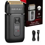 Aparat de Ras Electric Profesional BIRAI Evo, Shaver 7000 RPM, Trimmer De Precizie, Fara Fir, Acumulator Reincarcabil, Display LCD, Afisaj LED, Incarc