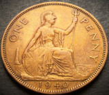 Moneda istorica 1 (One) PENNY - MAREA BRITANIE / ANGLIA, anul 1940 * cod 3595
