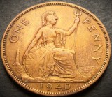 Moneda istorica 1 (One) PENNY - MAREA BRITANIE / ANGLIA, anul 1940 * cod 3595, Europa