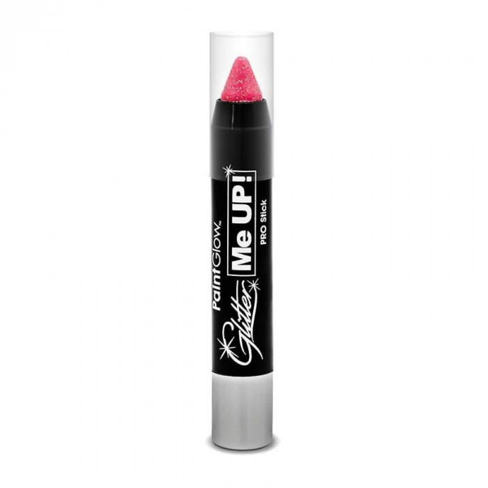 Creion cu sclipici, pentru fata si corp -UV reactiv - Champagne Pink Glitter me Up! Paint Glow