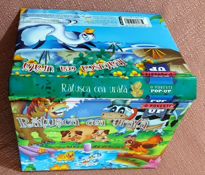 Ratusca cea urata. O pveste Pop-up in format 3D - Editura Girasol, 2018 foto