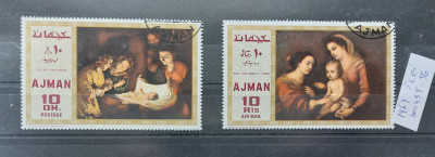 TS22 - Timbre serie Ajman State - 1964 Pictura foto