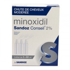 Solutie pentru Cresterea Parului, Conseil, Minoxidil 2%, Pulverizator Inclus, 3x 60ml foto