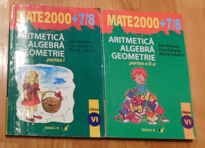 Aritmetica. Algebra. Geometrie (1 + 2) Clasa a VI de Branzei, Negrila foto