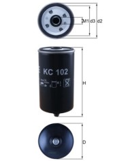 MAHLE KC 102 filtru combustibil