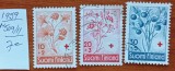 FINLANDA-1959-'' CRUCE-ROSIE''-FLORI-Serie completa-stampilat'' -Vezi-Scan
