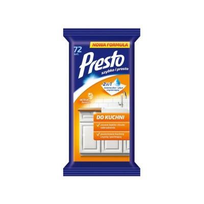 Servetele umede pentru bucatarie Presto 72 buc foto
