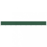Paravan vant pliabil verde 1200x120cm vidaXL, 9 panouri, protectie gradina, terasa, exterior, material textil