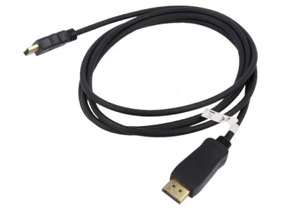 Cablu DisplayPort 1.2 la HDMI 1.4, 2m foto