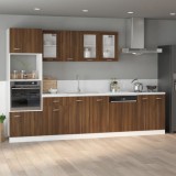 vidaXL Dulap inferior de chiuvetă &ldquo;Lyon&rdquo;, stejar maro