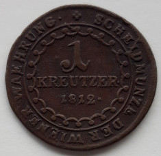 1 kreuzer/kreutzer 1812 E Austria, ALBA IULIA foto