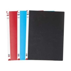 Dosar de prezentare cu 60 folii transparente,plastic,negru