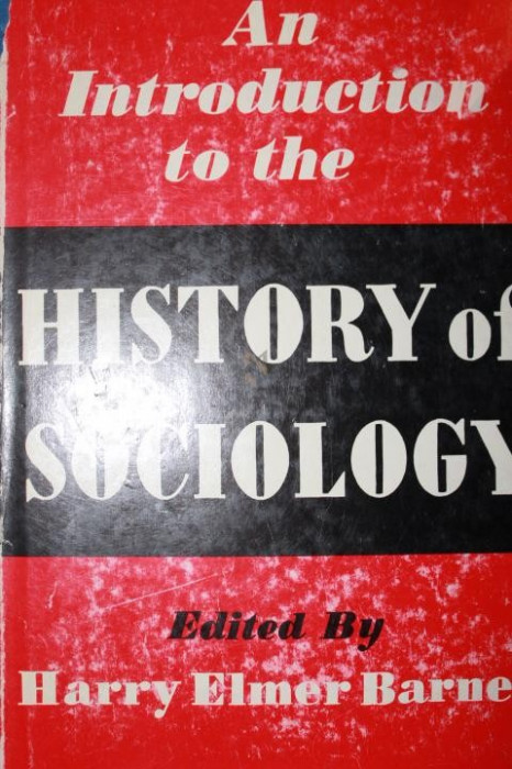 AN INTRODUCTION TO THE HISTORY OF SOCIOLOGY