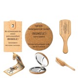 Kit de Urgenta Personalizat pentru DomniE oara de Onoare , Perie Bambus, Oglinda Eco E i Set Manichiura din Pluta
