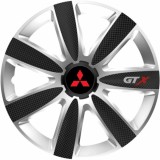 Cumpara ieftin Set 4 Capace Roti GTX Carbon Gri-Negru R16, Pentru Mitsubishi, Autohelix MSA