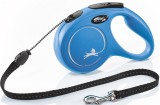 Flexi clasic basic snur 5m/20kg M albastru
