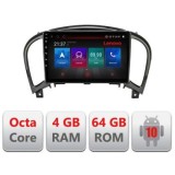 Navigatie Nissan Juke 2010-2015 E-JUKE Octa Core cu Android Radio Bluetooth Internet GPS WIFI DSP 4+64GB 4G CarStore Technology
