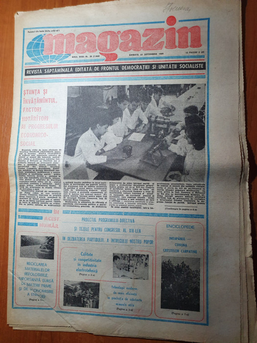 magazin 23 septembrie 1989-articol despre transportul urban subteran
