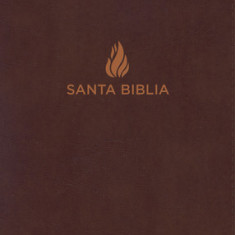 Rvr 1960 Biblia Letra Grande Tamano Manual Marron, Piel Fabricada
