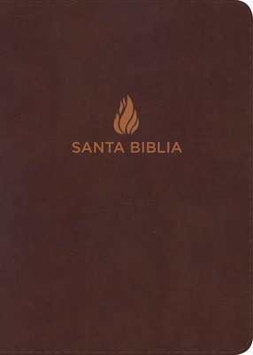 Rvr 1960 Biblia Letra Grande Tamano Manual Marron, Piel Fabricada Con Indice foto
