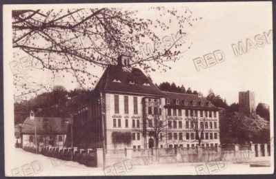 3570 - BRASOV, High School, Romania - old postcard, real Photo - used - 1913 foto