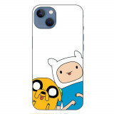 Husa compatibila cu Apple iPhone 13 Silicon Gel Tpu Model Finn and Jake Tongues