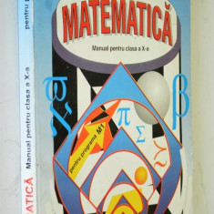 Manual MATEMATICA pentru clasa a X-a - 2002