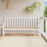 Gossi perna de banca de gradina, bej, 200x50x3 cm, textil oxford
