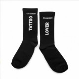 Sosete cu design grafic, Kwadron, Tattoo Lover, negru, 36-40, pentru artisti tatuatori