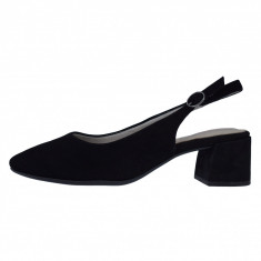 Pantofi damă, din piele naturală, marca Tamaris Comfort, 8-89500-20-005-01-09, negru