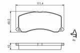 Placute frana fata Suzuki Baleno (Eg), 03.1995-12.2009, marca SRLine S70-0457