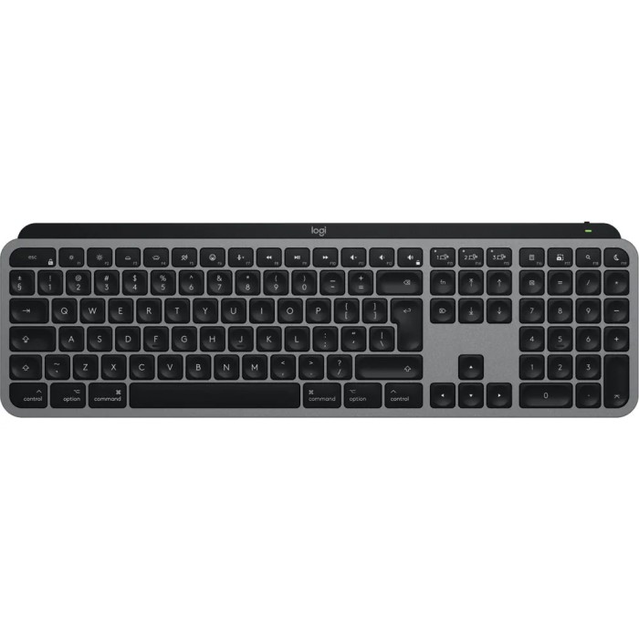 Tastatura wireless Logitech MX Keys S pentru Mac, Space Gray