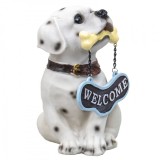 Decoratiune catel pentru gradina din rasina 12x19cm Zilan ZTS8011