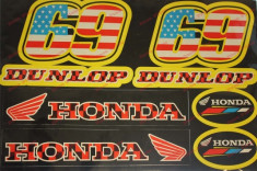 Abtipild Honda-Dunlop 23 Cm x 31 Cm foto