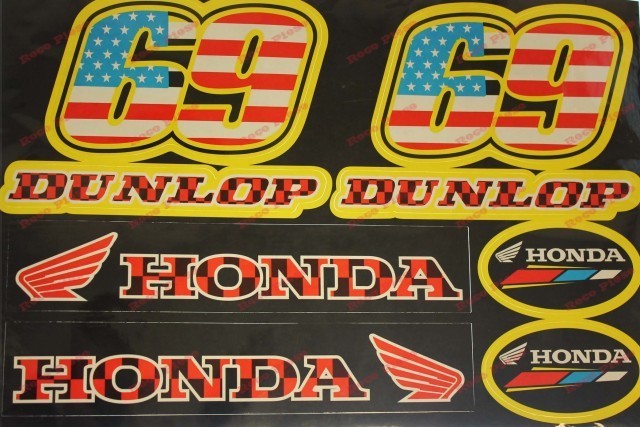 Abtipild Honda-Dunlop 23 Cm x 31 Cm Abtipild Honda-Dunlop 23 Cm x 31 Cm