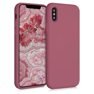 Husa pentru Apple iPhone X / iPhone XS, Silicon, Roz, 52975.167 foto