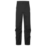 Pantaloni Impermeabili Montane Solution Black M, Barbati, Poliester Reciclat, Shield Revolve 50D, Fermoare YKK Natulon